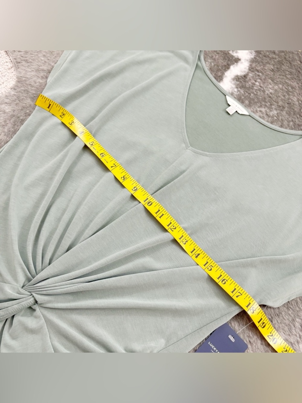 NWT Lucky Brand Twist Front Top Small - Picture 11 of 11